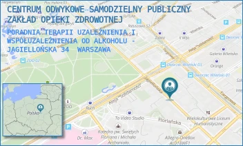 PORADNIA TERAPII UZALEŻNIENIA I WSPÓŁUZALEŻNIENIA OD ALKOHOLU - JAGIELLOŃSKA 34 - CENTRUM ODWYKOWE SAMODZIELNY PUBLICZNY ZAKŁAD OPIEKI ZDROWOTNEJ - JAGIELLOŃSKA 34,  WARSZAWA