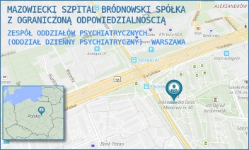 ZESPÓŁ ODDZIAŁÓW PSYCHIATRYCZNYCH (ODDZIAŁ DZIENNY PSYCHIATRYCZNY) - MAZOWIECKI SZPITAL BRÓDNOWSKI SPÓŁKA Z OGRANICZONĄ ODPOWIEDZIALNOŚCIĄ - SUWALSKA 11,  WARSZAWA