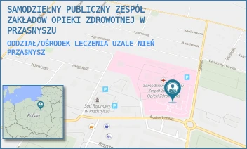 ODDZIAŁ/OŚRODEK LECZENIA UZALENIEŃ - SAMODZIELNY PUBLICZNY ZESPÓŁ ZAKŁADÓW OPIEKI ZDROWOTNEJ W PRZASNYSZU - SADOWA 9,  PRZASNYSZ