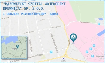 I ODDZIAŁ PSYCHIATRYCZNY - "MAZOWIECKI SZPITAL WOJEWÓDZKI DREWNICA" SP. Z O.O. - KAROLA RYCHLIŃSKIEGO 1,  ZĄBKI