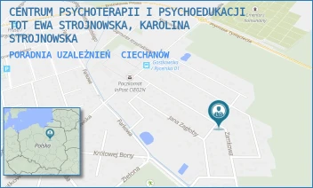 PORADNIA UZALEŻNIEŃ - CENTRUM PSYCHOTERAPII I PSYCHOEDUKACJI TOT EWA STROJNOWSKA, KAMIL FIGÓRSKI - ZAMKOWA 24,  CIECHANÓW