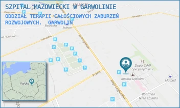 ODDZIAŁ TERAPII CAŁOŚCIOWYCH ZABURZEŃ ROZWOJOWYCH. - SZPITAL MAZOWIECKI W GARWOLINIE - ALEJA LEGIONÓW 11,  GARWOLIN