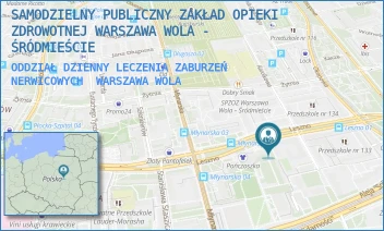 ODDZIAŁ DZIENNY LECZENIA ZABURZEŃ NERWICOWYCH - SAMODZIELNY PUBLICZNY ZAKŁAD OPIEKI ZDROWOTNEJ WARSZAWA WOLA - ŚRÓDMIEŚCIE - LESZNO 17,  WARSZAWA WOLA
