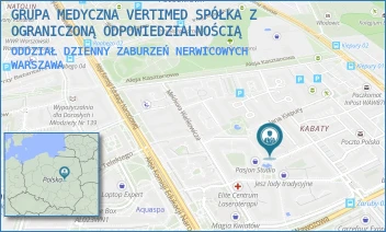 ODDZIAŁ DZIENNY ZABURZEŃ NERWICOWYCH - GRUPA MEDYCZNA VERTIMED SPÓŁKA Z OGRANICZONĄ ODPOWIEDZIALNOŚCIĄ - BRONIKOWSKIEGO 55,  WARSZAWA