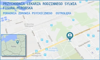 PORADNIA ZDROWIA PSYCHICZNEGO - PRZYCHODNIA LEKARZA RODZINNEGO SYLWIA FIGURA-MIROŃSKA - ALEJA WOJSKA POLSKIEGO 26,  OSTROŁĘKA