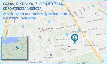 ZESPÓŁ LECZENIA ŚRODOWISKOWEGO OSÓB Z AUTYZMEM - C&amp;K SPÓŁKA Z OGRANICZONĄ ODPOWIEDZIALNOŚCIĄ - WIKTORSKA 67/2,  WARSZAWA
