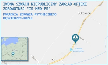 PORADNIA ZDROWIA PSYCHICZNEGO - IWONA SZWACH NIEPUBLICZNY ZAKŁAD OPIEKI ZDROWOTNEJ "IS-MED-PS" - UL. ZWYCIĘSTWA 4,  KĘDZIERZYN-KOŹLE