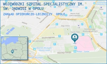 ZAKŁAD OPIEKUŃCZO-LECZNICZY - WOJEWÓDZKI SZPITAL SPECJALISTYCZNY IM. ŚW. JADWIGI W OPOLU - UL. WODOCIĄGOWA 4,  OPOLE