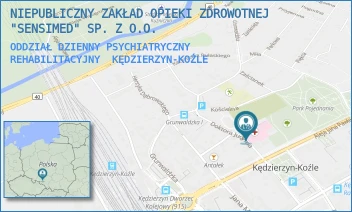 ODDZIAŁ DZIENNY PSYCHIATRYCZNY REHABILITACYJNY - NZOZ "SENSIMED" SPÓŁKA Z OGRANICZONĄ ODPOWIEDZIALNOŚCIĄ - UL. JUDYMA 4,  KĘDZIERZYN-KOŹLE
