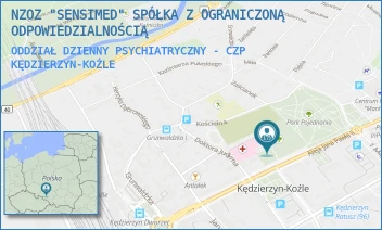 ODDZIAŁ DZIENNY PSYCHIATRYCZNY - CZP - NZOZ "SENSIMED" SPÓŁKA Z OGRANICZONĄ ODPOWIEDZIALNOŚCIĄ - UL. DOKTORA JUDYMA 4,  KĘDZIERZYN-KOŹLE