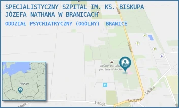 ODDZIAŁ PSYCHIATRYCZNY (OGÓLNY) - SPECJALISTYCZNY SZPITAL IM. KS. BISKUPA JÓZEFA NATHANA W BRANICACH - UL. UL.SZPITALNA 18,  BRANICE