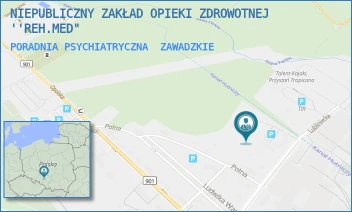 PORADNIA PSYCHIATRYCZNA - NIEPUBLICZNY ZAKŁAD OPIEKI ZDROWOTNEJ ''REH.MED" - UL. LUBLINIECKA 7,  ZAWADZKIE