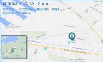 ODDZIAŁ  LECZENIA  JEDNEGO  DNIA - KLINIKA NOVA SP. Z O.O. - UL. KŁOSOWA 7,  KĘDZIERZYN-KOŹLE