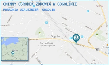 PORADNIA UZALEŻNIEŃ - GMINNY OŚRODEK ZDROWIA W GOGOLINIE - UL. STRZELECKA 1,  GOGOLIN