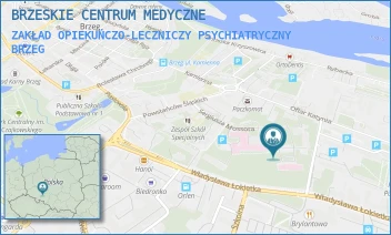 ZAKŁAD OPIEKUŃCZO-LECZNICZY PSYCHIATRYCZNY - BRZESKIE CENTRUM MEDYCZNE - UL. SERGIUSZA MOSSORA 1,  BRZEG