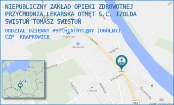 ODDZIAŁ DZIENNY PSYCHIATRYCZNY (OGÓLNY) - CZP - NIEPUBLICZNY ZAKŁAD OPIEKI ZDROWOTNEJ PRZYCHODNIA LEKARSKA OTMĘT S.C. IZOLDA ŚWISTUŃ TOMASZ ŚWISTUŃ - UL. OPOLSKA 32,  KRAPKOWICE