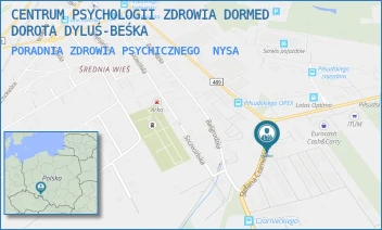 PORADNIA ZDROWIA PSYCHICZNEGO - CENTRUM PSYCHOLOGII ZDROWIA DORMED DOROTA DYLUŚ-BEŚKA - UL. STEFANA CZARNIECKIEGO 4A,  NYSA
