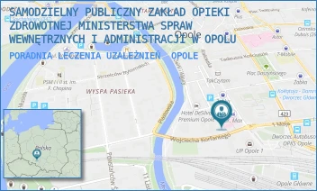 PORADNIA LECZENIA UZALEŻNIEŃ - SAMODZIELNY PUBLICZNY ZAKŁAD OPIEKI ZDROWOTNEJ MINISTERSTWA SPRAW WEWNĘTRZNYCH I ADMINISTRACJI W OPOLU - UL. KRAKOWSKA 44,  OPOLE