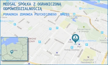 PORADNIA ZDROWIA PSYCHICZNEGO - MEDSAL SPÓŁKA Z OGRANICZONĄ ODPOWIEDZIALNOŚCIĄ - UL. ROBOTNICZA 7,  BRZEG
