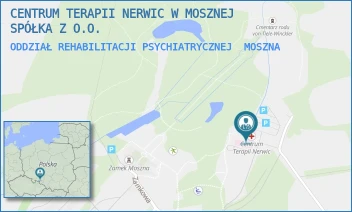 ODDZIAŁ REHABILITACJI PSYCHIATRYCZNEJ - CENTRUM TERAPII NERWIC W MOSZNEJ SPÓŁKA Z O.O. - UL. ZAMKOWA 1A,  MOSZNA
