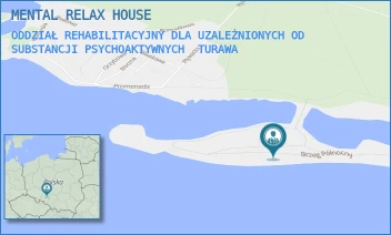 ODDZIAŁ REHABILITACYJNY DLA UZALEŻNIONYCH OD SUBSTANCJI PSYCHOAKTYWNYCH - MENTAL RELAX HOUSE - ŻUŻLOWA 7,  TURAWA