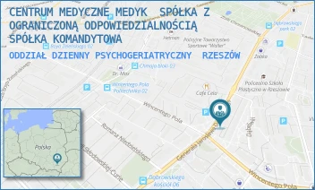 ODDZIAŁ DZIENNY PSYCHOGERIATRYCZNY - CENTRUM MEDYCZNE MEDYK  SPÓŁKA Z OGRANICZONĄ ODPOWIEDZIALNOŚCIĄ SPÓŁKA KOMANDYTOWA - UL. JAROSŁAWA DĄBROWSKIEGO 33A,  RZESZÓW