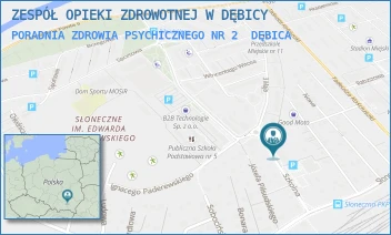 PORADNIA ZDROWIA PSYCHICZNEGO NR 2 - ZESPÓŁ OPIEKI ZDROWOTNEJ W DĘBICY - UL. SZKOLNA 4,  DĘBICA