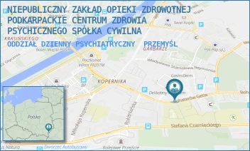 ODDZIAŁ DZIENNY PSYCHIATRYCZNY - NIEPUBLICZNY ZAKŁAD OPIEKI ZDROWOTNEJ PODKARPACKIE CENTRUM ZDROWIA PSYCHICZNEGO SPÓŁKA CYWILNA - UL. BOHATERÓW GETTA 17A,  PRZEMYŚL
