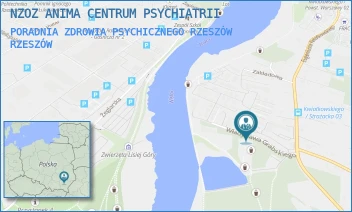 PORADNIA ZDROWIA PSYCHICZNEGO RZESZÓW - NZOZ ANIMA CENTRUM PSYCHIATRII - UL. WŁADYSŁAWA GRABSKIEGO 8/8A,  RZESZÓW