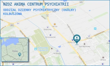 ODDZIAŁ DZIENNY PSYCHIATRYCZNY (OGÓLNY) - NZOZ ANIMA CENTRUM PSYCHIATRII - UL. TYSZKIEWICZÓW 2,  KOLBUSZOWA