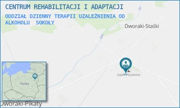 ODDZIAŁ DZIENNY TERAPII UZALEŻNIENIA OD ALKOHOLU - CENTRUM REHABILITACJI I ADAPTACJI - DWORAKI STAŚKI 46,  SOKOŁY