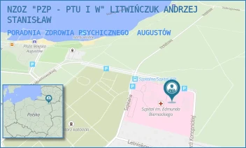 PORADNIA ZDROWIA PSYCHICZNEGO - NZOZ "PZP - PTU I W" LITWIŃCZUK ANDRZEJ STANISŁAW - SZPITALNA 12A,  AUGUSTÓW