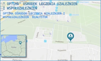 OPTIMA OŚRODEK LECZENIA UZALEŻNIEŃ I WSPÓŁUZALEŻNIEŃ - "OPTIMA" OŚRODEK LECZENIA UZALEŻNIEŃ I WSPÓŁUZALEŻNIEŃ - KUJAWSKA 53/1,  BIAŁYSTOK