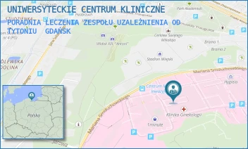 PORADNIA LECZENIA ZESPOŁU UZALEŻNIENIA OD TYTONIU - UNIWERSYTECKIE CENTRUM KLINICZNE - DĘBINKI 7,  GDAŃSK
