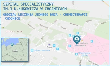 ODDZIAŁ LECZENIA JEDNEGO DNIA - CHEMIOTERAPII - SZPITAL SPECJALISTYCZNY IM.J.K.ŁUKOWICZA W CHOJNICACH - UL. LEŚNA 10,  CHOJNICE