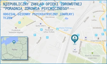 ODDZIAŁ DZIENNY PSYCHIATRYCZNY (OGÓLNY) - NIEPUBLICZNY ZAKŁAD OPIEKI ZDROWOTNEJ "PORADNIA ZDROWIA PSYCHICZNEGO" - UL. WOJSKA POLSKIEGO 5,  TCZEW