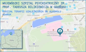 ODDZIAŁ TERAPII UZALEŻNIENIA OD ALKOHOLU - WOJEWÓDZKI SZPITAL PSYCHIATRYCZNY IM. PROF. TADEUSZA BILIKIEWICZA W GDAŃSKU - UL. SREBRNIKI 11,  GDAŃSK