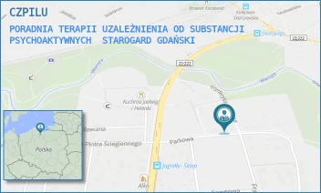 PORADNIA TERAPII UZALEŻNIENIA OD SUBSTANCJI PSYCHOAKTYWNYCH - CZPILU - UL. FRYDERYKA CHOPINA 9,  STAROGARD GDAŃSKI
