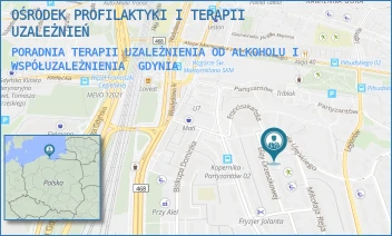 PORADNIA TERAPII UZALEŻNIENIA OD ALKOHOLU I WSPÓŁUZALEŻNIENIA - OŚRODEK PROFILAKTYKI I TERAPII UZALEŻNIEŃ - UL. MIKOŁAJA REJA 2A,  GDYNIA