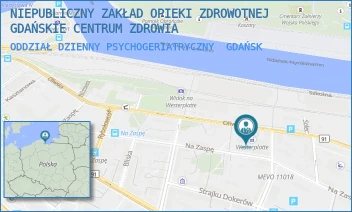 ODDZIAŁ DZIENNY PSYCHOGERIATRYCZNY - NIEPUBLICZNY ZAKŁAD OPIEKI ZDROWOTNEJ GDAŃSKIE CENTRUM ZDROWIA - UL. OLIWSKA 62,  GDAŃSK