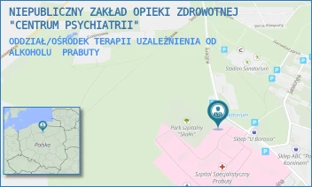 ODDZIAŁ/OŚRODEK TERAPII UZALEŻNIENIA OD ALKOHOLU - NIEPUBLICZNY ZAKŁAD OPIEKI ZDROWOTNEJ "CENTRUM PSYCHIATRII" - UL. KURACYJNA 30,  PRABUTY