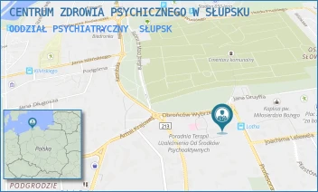 ODDZIAŁ PSYCHIATRYCZNY - CENTRUM ZDROWIA PSYCHICZNEGO W SŁUPSKU - UL. OBROŃCÓW WYBRZEŻA 4,  SŁUPSK