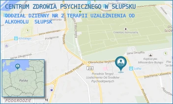 ODDZIAŁ DZIENNY NR 2 TERAPII UZALEŻNIENIA OD ALKOHOLU - CENTRUM ZDROWIA PSYCHICZNEGO W SŁUPSKU - UL. OBROŃCÓW WYBRZEŻA 4,  SŁUPSK