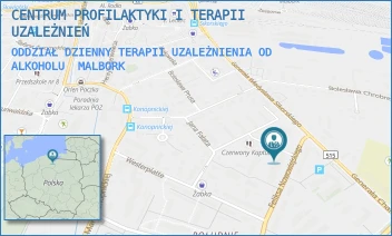 ODDZIAŁ DZIENNY TERAPII UZALEŻNIENIA OD ALKOHOLU - CENTRUM PROFILAKTYKI I TERAPII UZALEŻNIEŃ - UL. NOWOWIEJSKIEGO 48,  MALBORK