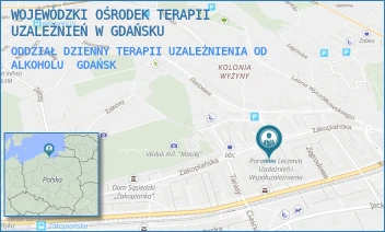 ODDZIAŁ DZIENNY TERAPII UZALEŻNIENIA OD ALKOHOLU - WOJEWÓDZKI OŚRODEK TERAPII UZALEŻNIEŃ W GDAŃSKU - UL. ZAKOPIAŃSKA 37,  GDAŃSK