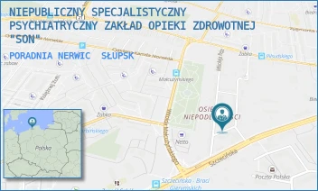 PORADNIA NERWIC - NIEPUBLICZNY SPECJALISTYCZNY PSYCHIATRYCZNY ZAKŁAD OPIEKI ZDROWOTNEJ "SON" - UL. ZIEMOWITA 1A,  SŁUPSK