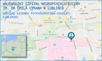 ODDZIAŁ DZIENNY PSYCHIATRYCZNY (OGÓLNY) - WOJEWÓDZKI SZPITAL NEUROPSYCHIATRYCZNY IM. DR EMILA CYRANA W LUBLIŃCU - UL. GRUNWALDZKA 48,  LUBLINIEC