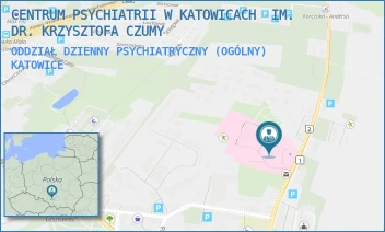 ODDZIAŁ DZIENNY PSYCHIATRYCZNY (OGÓLNY) - CENTRUM PSYCHIATRII W KATOWICACH  IM. DR. KRZYSZTOFA CZUMY - UL. DR JANUSZA KORCZAKA 27,  KATOWICE