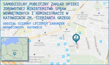 ODDZIAŁ DZIENNY LECZENIA ZABURZEŃ NERWICOWYCH - SAMODZIELNY PUBLICZNY ZAKŁAD OPIEKI ZDROWOTNEJ MINISTERSTWA SPRAW WEWNĘTRZNYCH I ADMINISTRACJI W KATOWICACH IM. SIERŻANTA GRZEGO - UL. BARTOSZA GŁOWACKIEGO 10,  KATOWICE