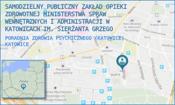 PORADNIA ZDROWIA PSYCHICZNEGO (KATOWICE) - SAMODZIELNY PUBLICZNY ZAKŁAD OPIEKI ZDROWOTNEJ MINISTERSTWA SPRAW WEWNĘTRZNYCH I ADMINISTRACJI W KATOWICACH IM. SIERŻANTA GRZEGO - UL. BARTOSZA GŁOWACKIEGO 10,  KATOWICE